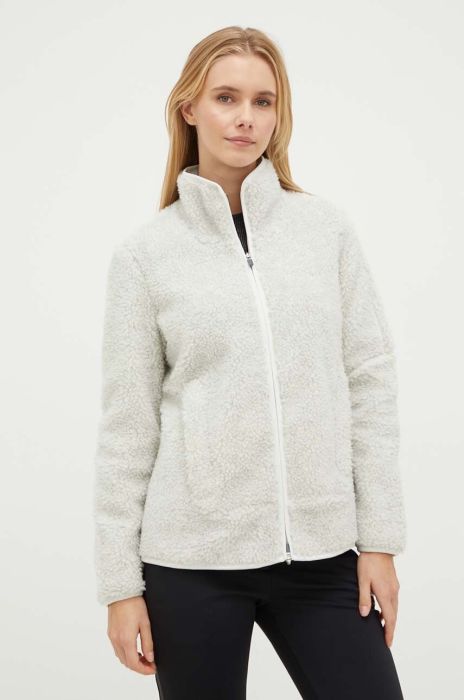 Спортивна кофта Icebreaker RealFleece High Pile колір сірий однотонна Спортивна кофта Icebreaker RealFleece High Pile колір сірий однотонна