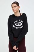 Кофта Dkny жіноча колір чорний з принтом (3495154)