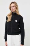 Кофта Karl Lagerfeld жіноча колір чорний з аплікацією (3503730) Кофта Karl Lagerfeld жіноча колір чорний з аплікацією (3503730)