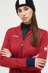 Спортивна кофта Mammut Taiss Light колір червоний однотонна Спортивна кофта Mammut Taiss Light колір червоний однотонна