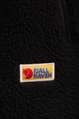 Флісова кофта Fjallraven Vardag Pile колір чорний однотонна