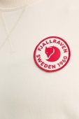 Бавовняна кофта Fjallraven 1960 Logo жіноча колір бежевий з аплікацією