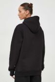 Кофта Nicce жіноча колір чорний з капюшоном з принтом