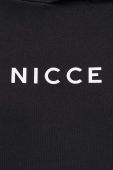 Кофта Nicce жіноча колір чорний з капюшоном з принтом