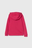 Дитяча бавовняна кофта Guess колір рожевий з капюшоном з принтом (3372512) Дитяча бавовняна кофта Guess колір рожевий з капюшоном з принтом (3372512)