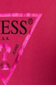 Дитяча бавовняна кофта Guess колір рожевий з капюшоном з принтом (3372512) Дитяча бавовняна кофта Guess колір рожевий з капюшоном з принтом (3372512)