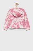 Дитяча бавовняна кофта Guess колір рожевий з капюшоном візерунок (3321728) Дитяча бавовняна кофта Guess колір рожевий з капюшоном візерунок (3321728)