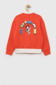 Дитяча кофта adidas x Disney колір помаранчевий з аплікацією Дитяча кофта adidas x Disney колір помаранчевий з аплікацією