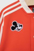 Дитяча кофта adidas x Disney колір помаранчевий з аплікацією Дитяча кофта adidas x Disney колір помаранчевий з аплікацією
