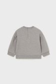 Кофта для немовлят Mayoral колір сірий однотонна Кофта для немовлят Mayoral колір сірий однотонна