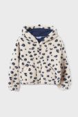 Дитяча кофта Mayoral колір бежевий з капюшоном візерунок (3423670) Дитяча кофта Mayoral колір бежевий з капюшоном візерунок (3423670)