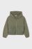 Дитяча кофта Mayoral колір зелений з капюшоном однотонна (3413872)