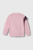 Дитяча бавовняна кофта Guess колір рожевий з принтом (3640878) Дитяча бавовняна кофта Guess колір рожевий з принтом (3640878)