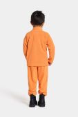 Дитяча кофта Didriksons MONTE KIDS FULLZIP колір помаранчевий однотонна