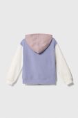 Дитяча кофта United Colors of Benetton колір фіолетовий з капюшоном візерунок (3634253) Дитяча кофта United Colors of Benetton колір фіолетовий з капюшоном візерунок (3634253)