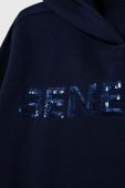Дитяча кофта United Colors of Benetton колір синій з капюшоном візерунок (3634240) Дитяча кофта United Colors of Benetton колір синій з капюшоном візерунок (3634240)