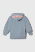 Дитяча кофта Emporio Armani з капюшоном з аплікацією колір блакитний Дитяча кофта Emporio Armani з капюшоном з аплікацією колір блакитний