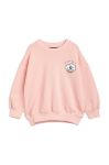 Дитяча бавовняна кофта Mini Rodini колір рожевий з аплікацією (3268779)