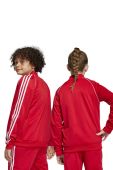 Дитяча кофта adidas Originals колір червоний з аплікацією Дитяча кофта adidas Originals колір червоний з аплікацією