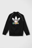 Дитяча кофта adidas Originals x Hello Kitty колір чорний з принтом Дитяча кофта adidas Originals x Hello Kitty колір чорний з принтом
