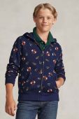 Дитяча кофта Polo Ralph Lauren колір синій з капюшоном візерунок (3470294) Дитяча кофта Polo Ralph Lauren колір синій з капюшоном візерунок (3470294)