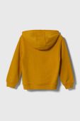 Дитяча бавовняна кофта United Colors of Benetton колір жовтий з капюшоном візерунок (3388199) Дитяча бавовняна кофта United Colors of Benetton колір жовтий з капюшоном візерунок (3388199)
