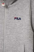 Дитяча кофта Fila BREDDIN колір сірий меланж Дитяча кофта Fila BREDDIN колір сірий меланж
