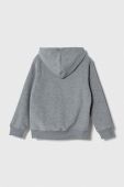 Дитяча кофта United Colors of Benetton колір сірий з капюшоном однотонна (3473425) Дитяча кофта United Colors of Benetton колір сірий з капюшоном однотонна (3473425)