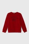 Дитяча кофта United Colors of Benetton колір червоний з принтом (3514981) Дитяча кофта United Colors of Benetton колір червоний з принтом (3514981)