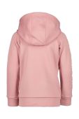 Дитяча кофта Didriksons CORIN KIDS FULLZIP колір рожевий з капюшоном однотонна