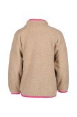 Дитяча кофта Didriksons GIBBS KIDS FULLZIP колір бежевий однотонна Дитяча кофта Didriksons GIBBS KIDS FULLZIP колір бежевий однотонна