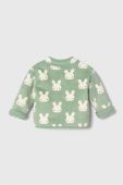 Двостороння кофта United Colors of Benetton колір зелений візерунок Двостороння кофта United Colors of Benetton колір зелений візерунок