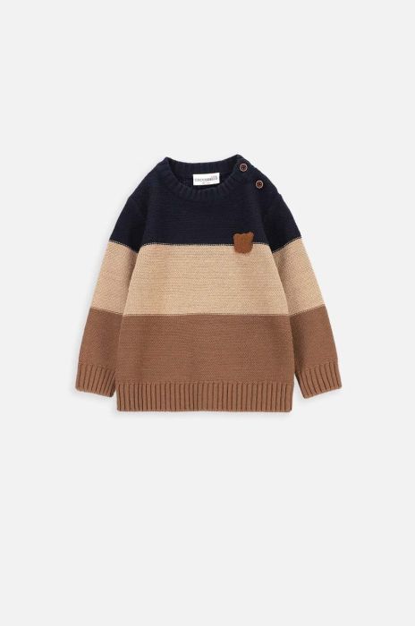 Светр для немовлят Coccodrillo колір бежевий Светр для немовлят Coccodrillo колір бежевий