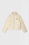 Дитяча куртка Vans VN0A7YVRBSM1 FOUNDRY PUFFER PRINT MT колір бежевий Дитяча куртка Vans VN0A7YVRBSM1 FOUNDRY PUFFER PRINT MT колір бежевий