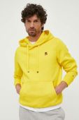 Кофта Tommy Hilfiger чоловіча колір жовтий з капюшоном з аплікацією (3256999)