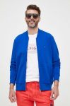 Кофта Tommy Hilfiger чоловіча  однотонна колір блакитний (3272144) Кофта Tommy Hilfiger чоловіча  однотонна колір блакитний (3272144)