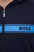 Бавовняна кофта BOSS чоловіча з капюшоном з принтом колір темно-синій (3353886) Бавовняна кофта BOSS чоловіча з капюшоном з принтом колір темно-синій (3353886)