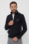 Кофта BOSS чоловіча колір чорний з аплікацією (3319574)