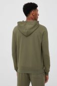 Бавовняна кофта HUGO чоловіча колір зелений з капюшоном з принтом (3383226) Бавовняна кофта HUGO чоловіча колір зелений з капюшоном з принтом (3383226)