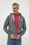 Кофта Pepe Jeans Mehmet чоловіча колір сірий з капюшоном з принтом Кофта Pepe Jeans Mehmet чоловіча колір сірий з капюшоном з принтом