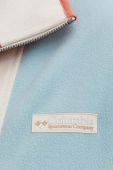 Флісова кофта Columbia візерунок колір блакитний Флісова кофта Columbia візерунок колір блакитний