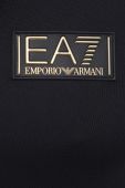 Кофта EA7 Emporio Armani чоловіча колір чорний з капюшоном однотонна (3407339)