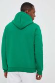 Кофта adidas Originals чоловіча колір зелений з капюшоном однотонна (3385718)