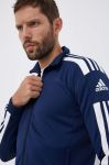 Тренувальна кофта adidas Performance Squadra 21 колір синій з аплікацією Тренувальна кофта adidas Performance Squadra 21 колір синій з аплікацією
