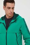 Кофта Michael Kors чоловіча колір зелений з капюшоном з аплікацією Кофта Michael Kors чоловіча колір зелений з капюшоном з аплікацією