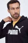 Кофта Puma чоловіча колір чорний з капюшоном з принтом (3453791) Кофта Puma чоловіча колір чорний з капюшоном з принтом (3453791)