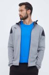 Кофта Puma чоловіча колір сірий з капюшоном меланж (3453822) Кофта Puma чоловіча колір сірий з капюшоном меланж (3453822)