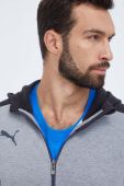 Кофта Puma чоловіча колір сірий з капюшоном меланж (3453822) Кофта Puma чоловіча колір сірий з капюшоном меланж (3453822)