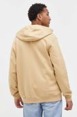 Бавовняна кофта Vans чоловіча колір бежевий з капюшоном з принтом (3476906) Бавовняна кофта Vans чоловіча колір бежевий з капюшоном з принтом (3476906)