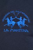 Кофта La Martina чоловіча колір синій з аплікацією